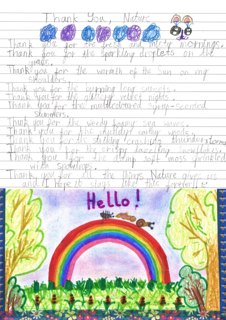 Thank you, Nature by Laura.